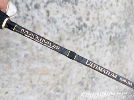 Изображение 1 : Обзор удилища Maximus Ultimatum 19UL.